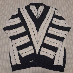 PRETTYGARDEN striped sweater